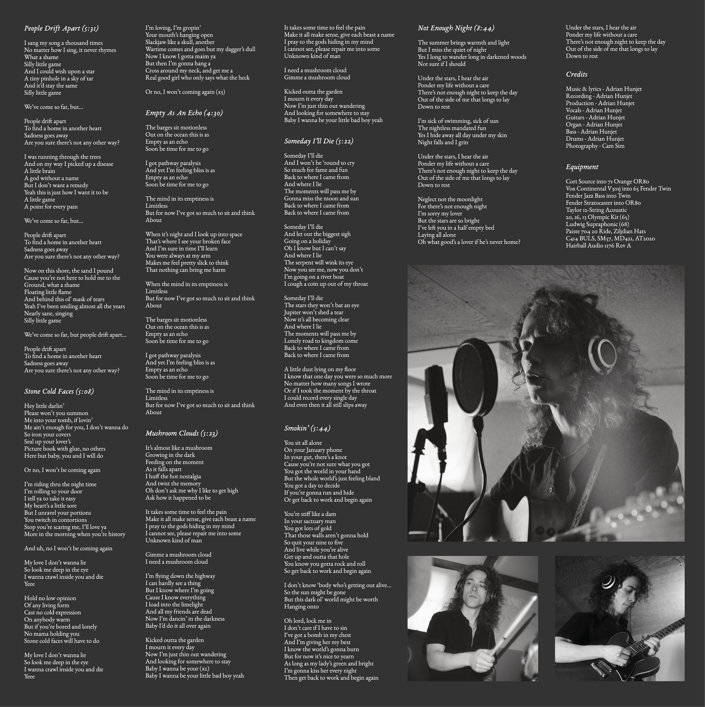 Not Enough Night - 12” Vinyl